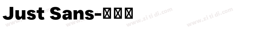Just Sans字体转换